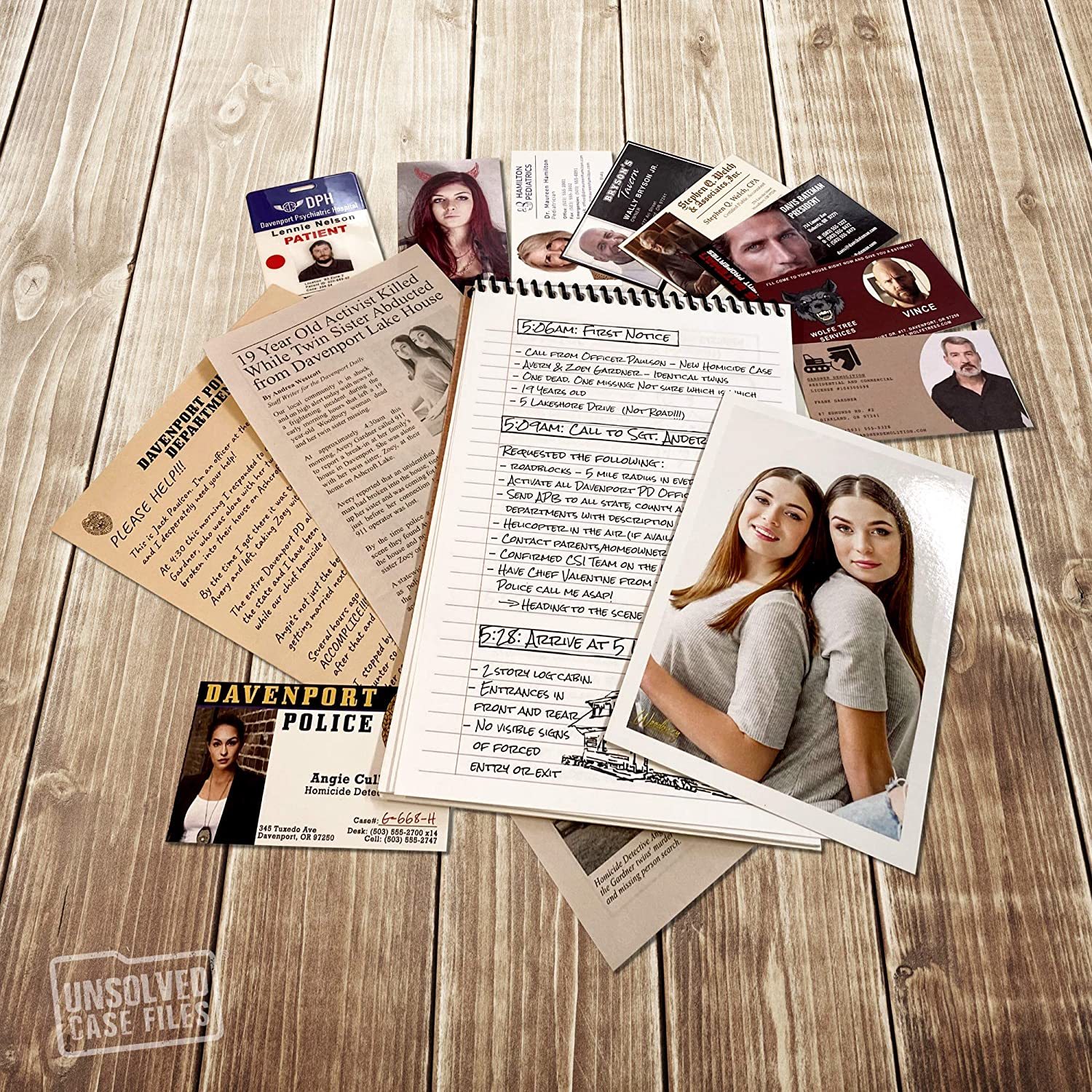 Unsolved Case Files : Avery and Zoe Gardner